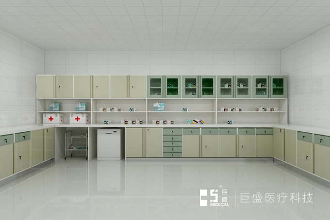 U型鋼制治療柜